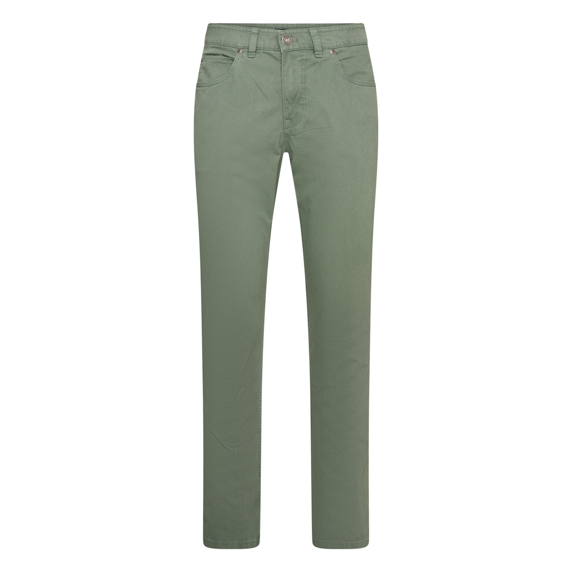 Gardeur - Bill-3 Modern Fit 5-Pocket Jeans Groen - 38/34 - Heren