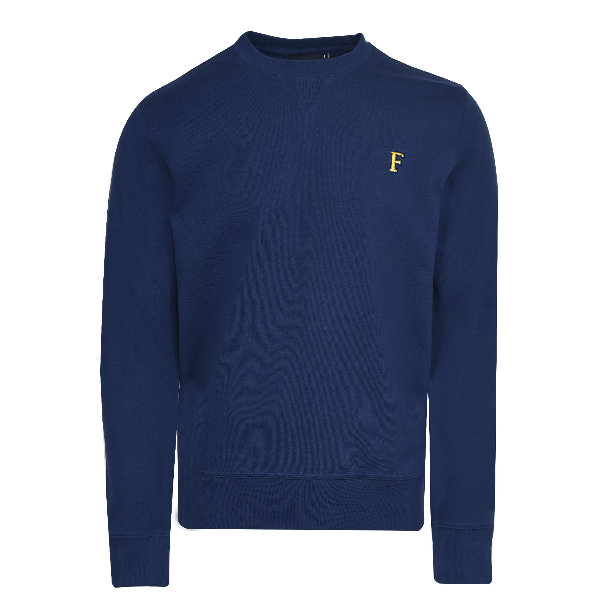 Floris Duetz - Katoenen Sweater met Ronde Hals Navy - XXL - Heren