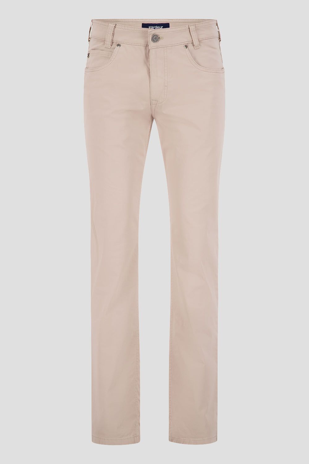 Gardeur - Bill-3 Modern Fit 5-Pocket Jeans Beige - 33/34 - Heren