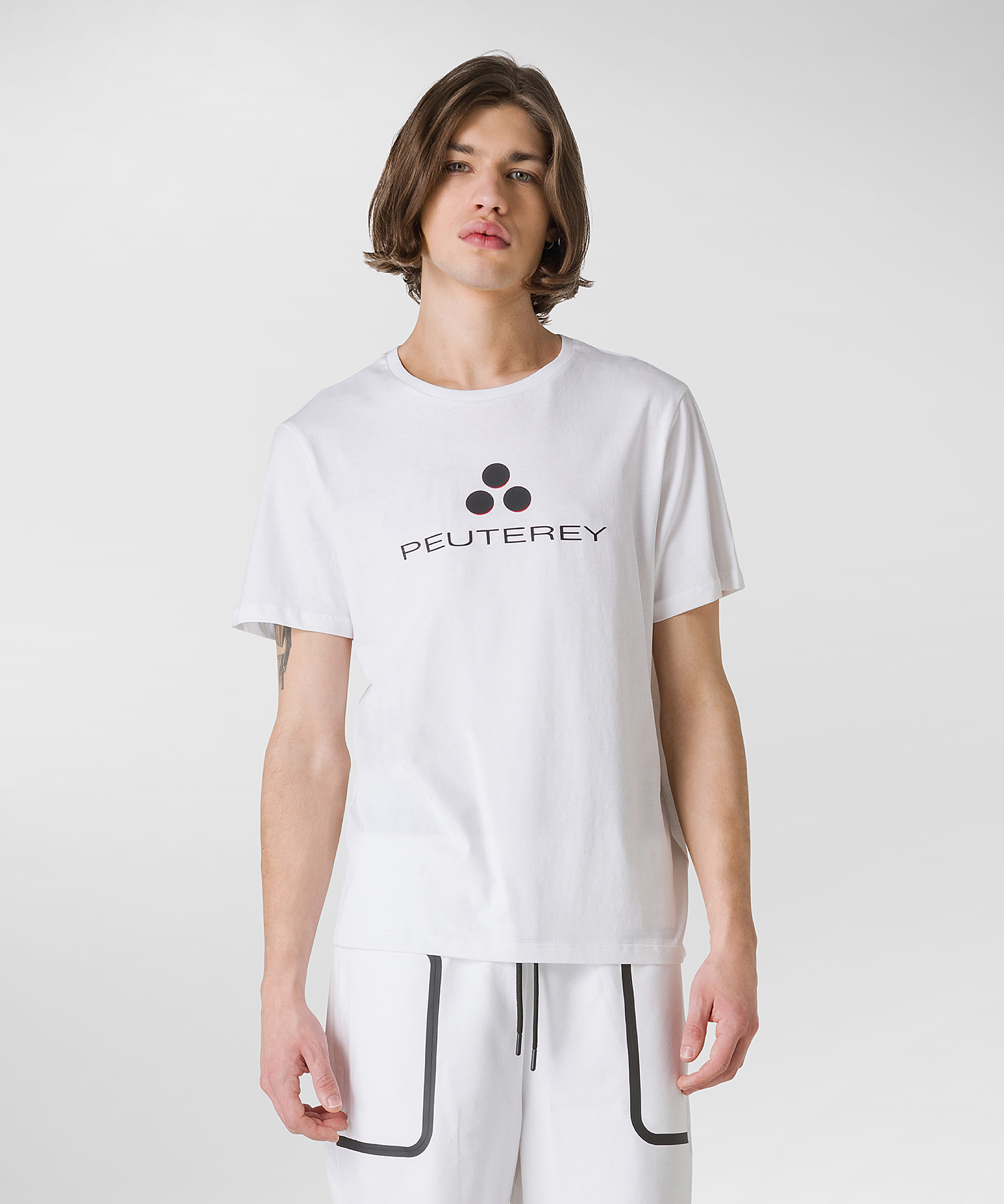 Peuterey - Carpinus T-shirt Katoen Wit - M - Heren