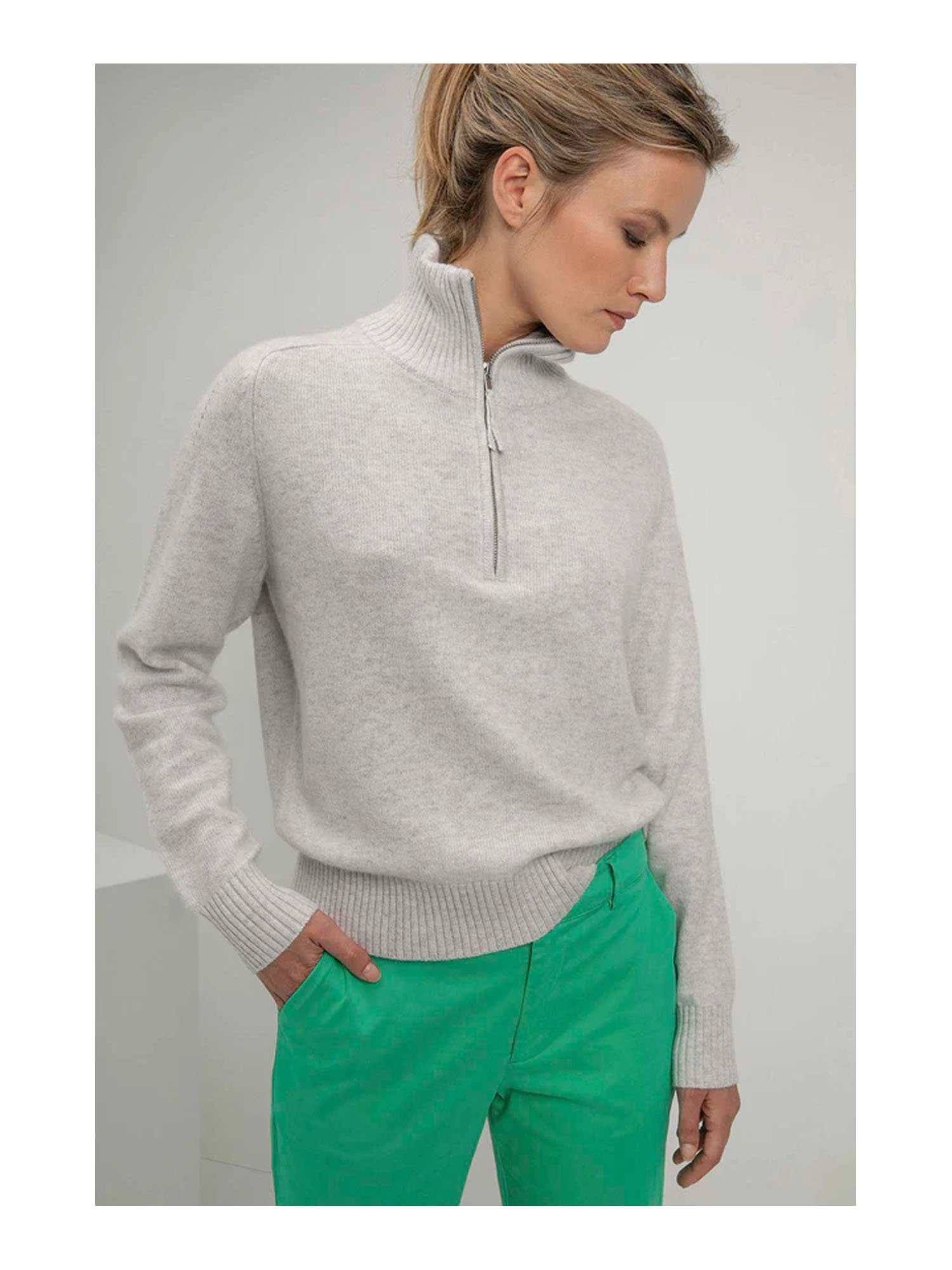 Josephine&Co - Shane Sweater Light Grey - XL - Dames