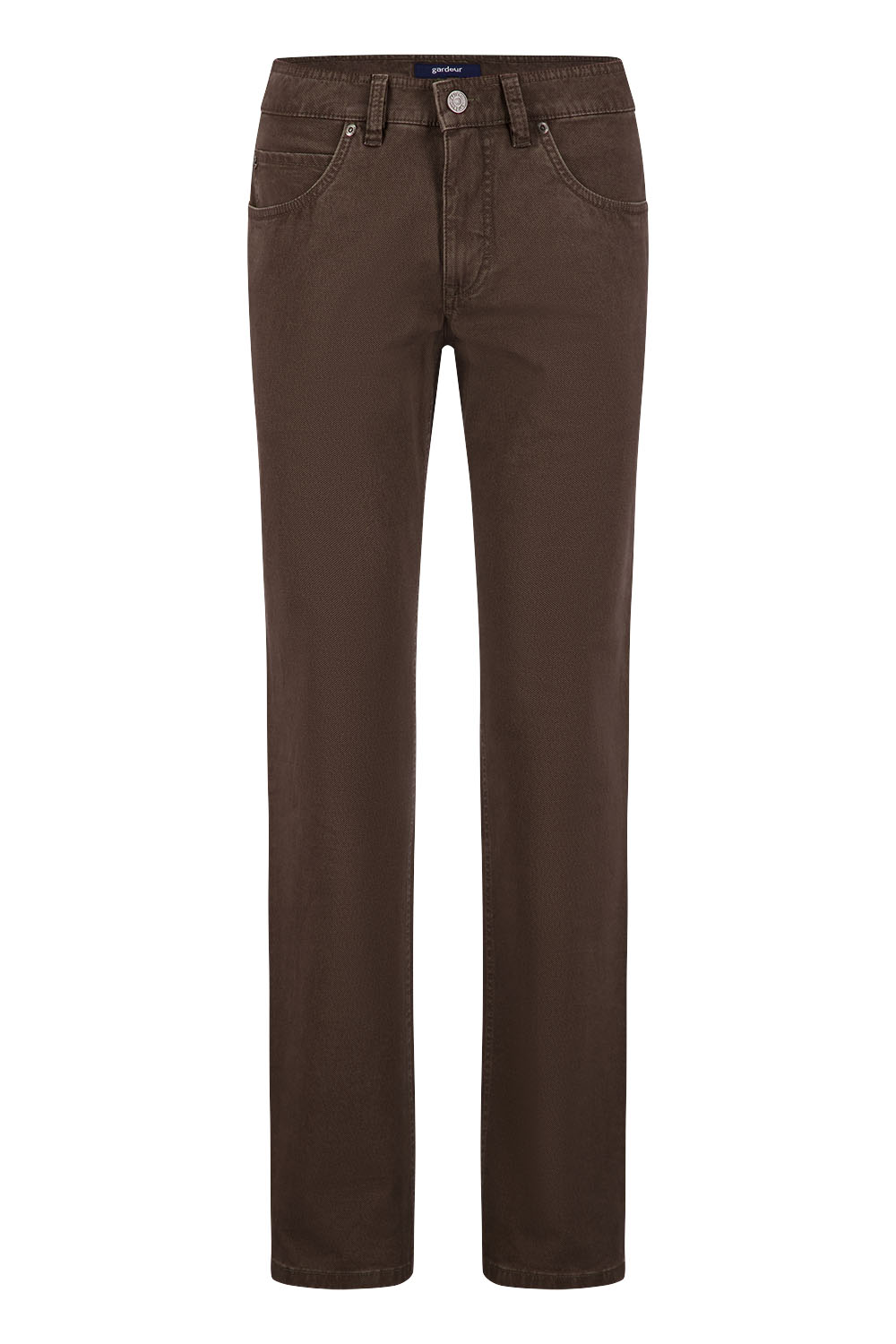 Gardeur - Bill-3 Modern Fit 5-Pocket Jeans Bruin - 34/30 - Heren