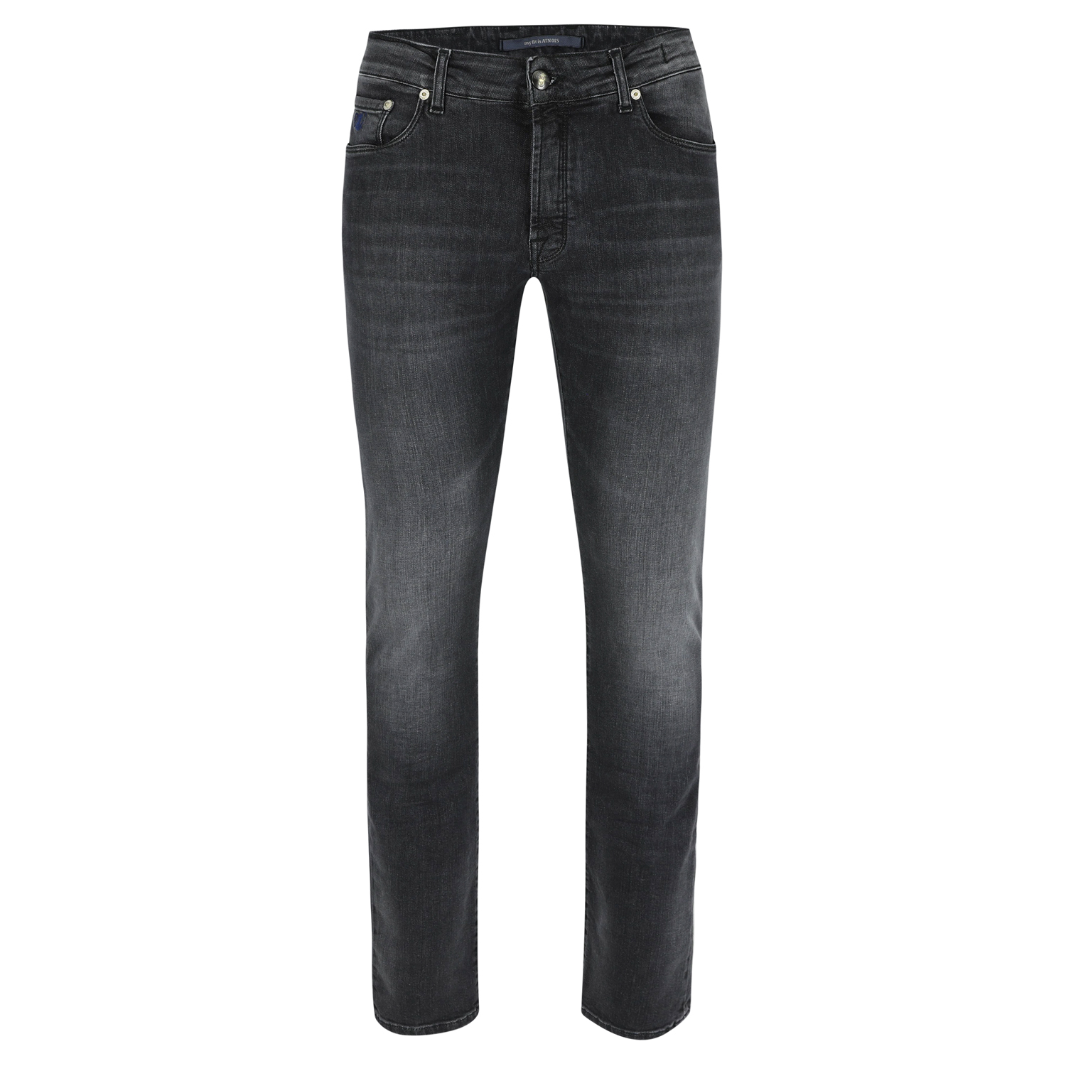 Atelier Noterman - Denim Jeans Used Wassing Zwart - 38/32 - Heren