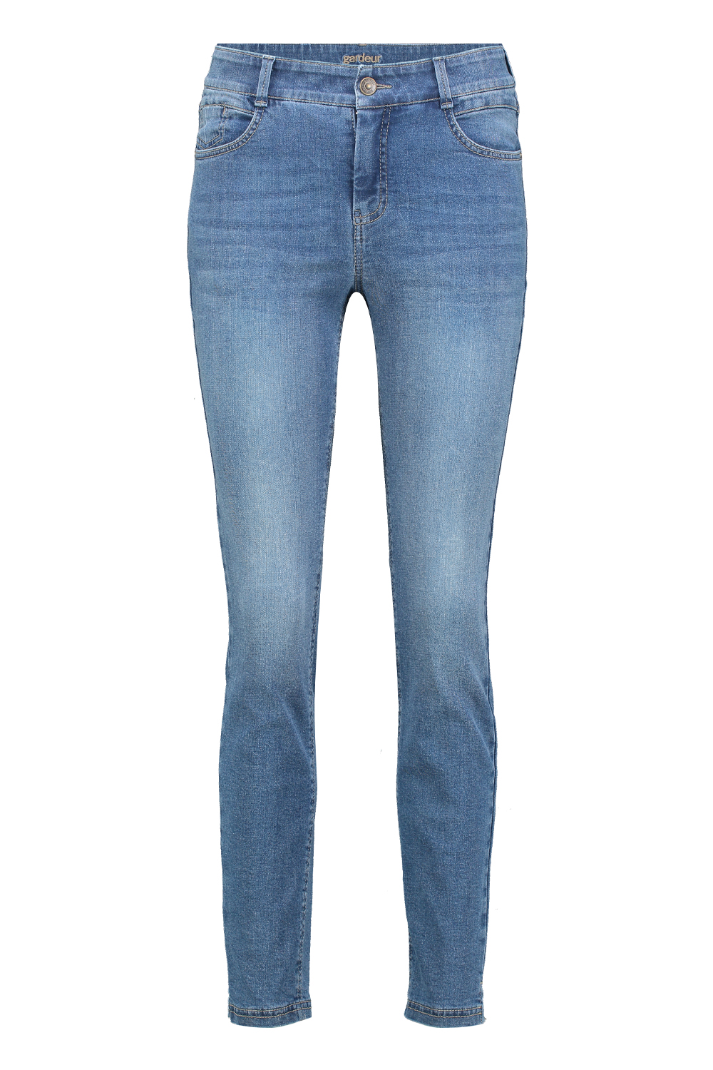 Gardeur - Vicky Slim Fit 5-Pocket Jeans Stone Used - 38 - Dames